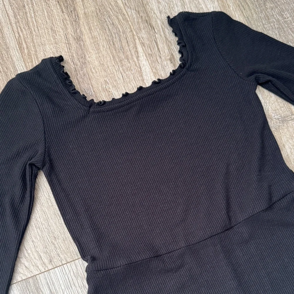 Art class Girl Black Long Sleeve Dress Size S (6/6X)